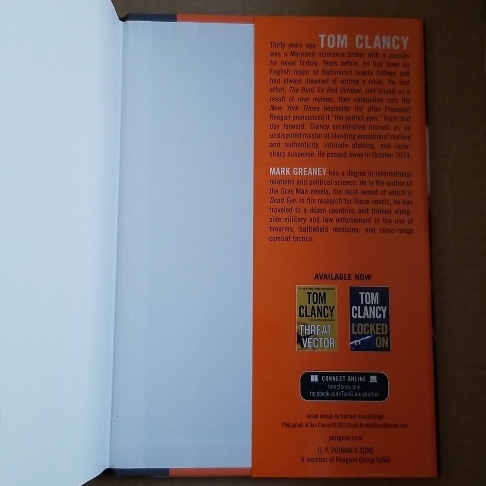 Tom Clancy Command Authority Hardcover Book - Picture 3 of 9
